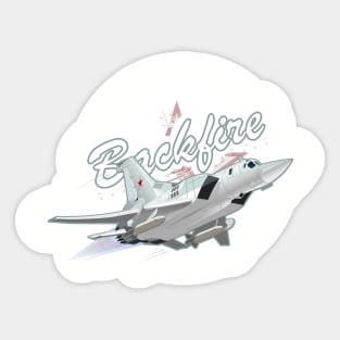 Cartoon bomber Sticker